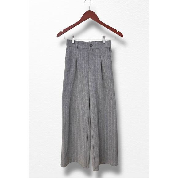 Zara Girls’ Pinstripe Wide-Leg Trousers, Size 13/14 - Picture 1 of 11